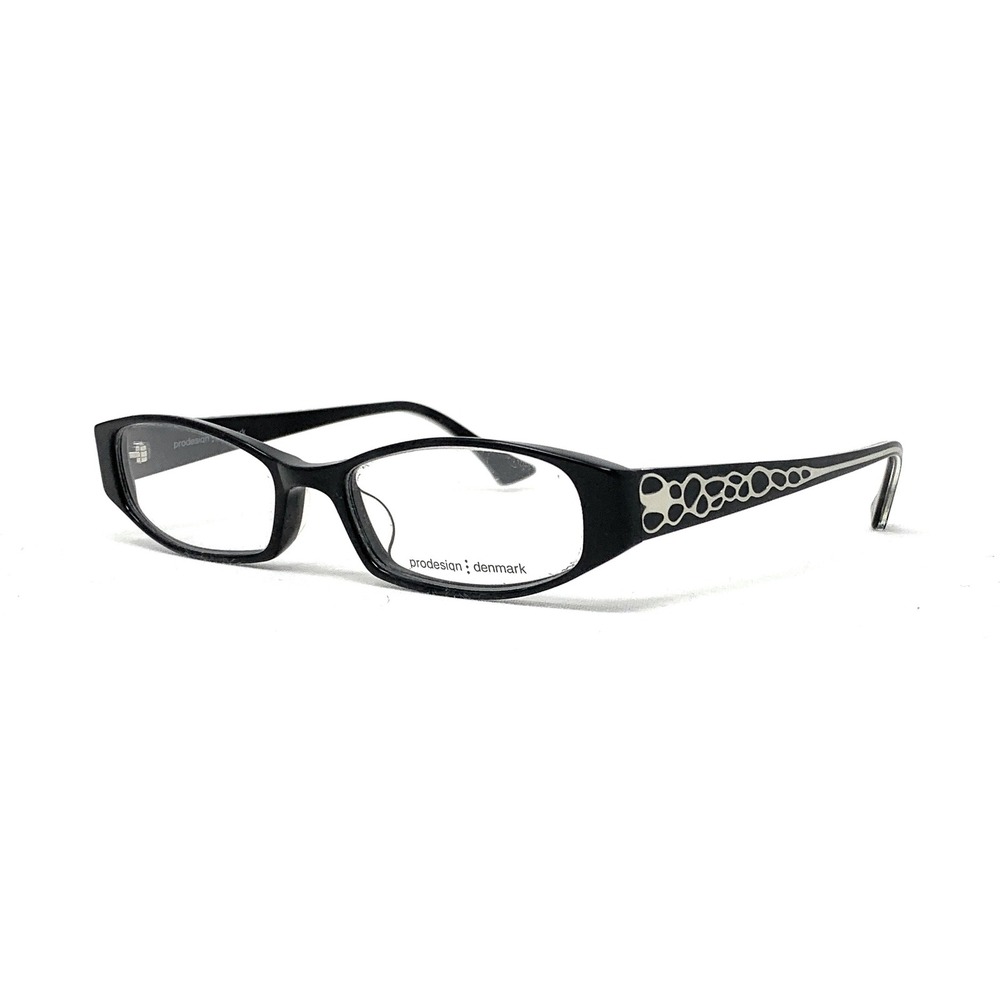 New PRODESIGN DENMARK 5605 c6032 Frames RXable Eyeglasses Black Silver 53mm